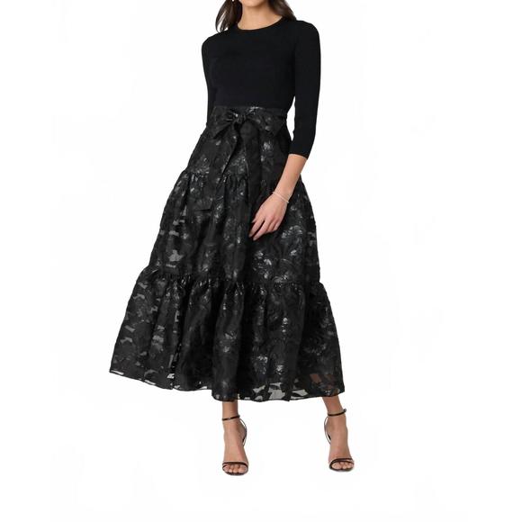 NEW SHOSHANNA midnight miah dress in jet - Picture 4 of 4